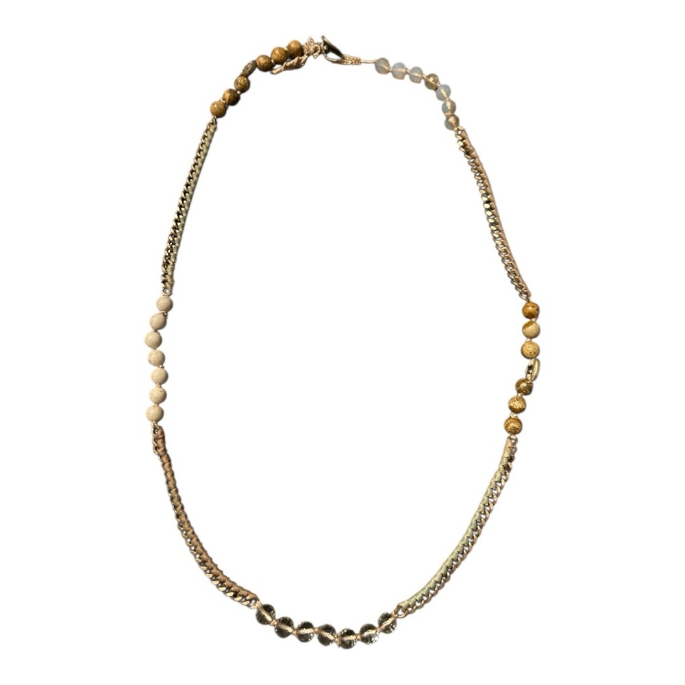 Chloe + Isabel Gold and Brown Minimalist Necklace